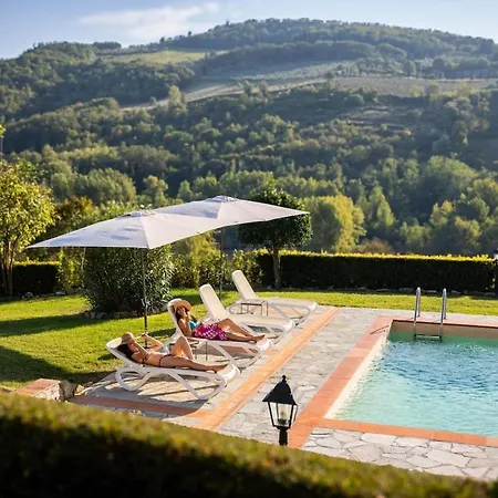 My Exclusive Italy - Authentic Chianti's With Private Pool&view 빌라 판자노